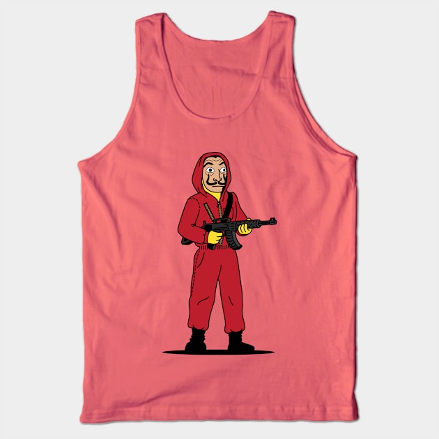 Dali Casa de Papel Money Heist Tank Top by vo_maria